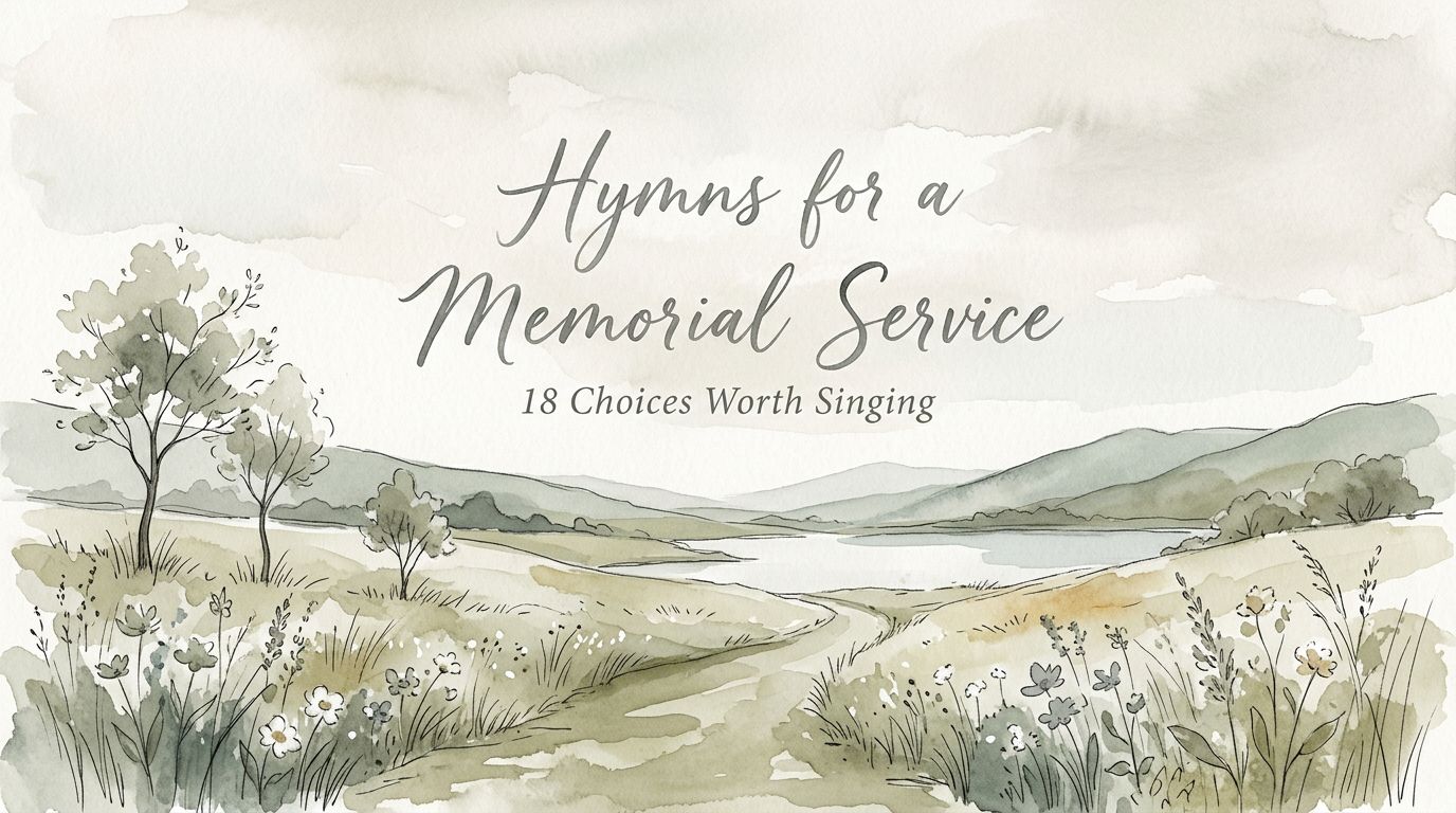 Hymns for a Memorial Service: 18 Choices Worth Singing