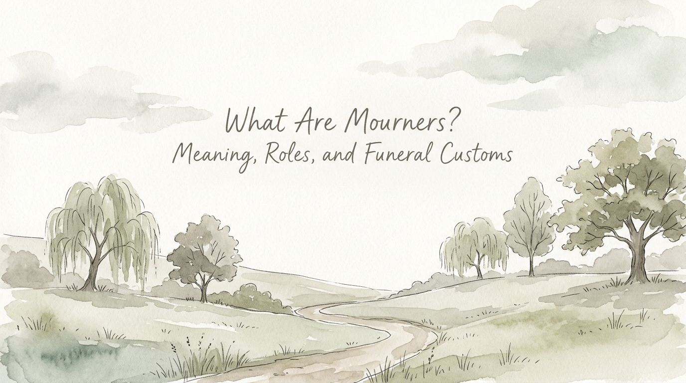 What Are Mourners? Meaning, Roles, and Funeral Customs